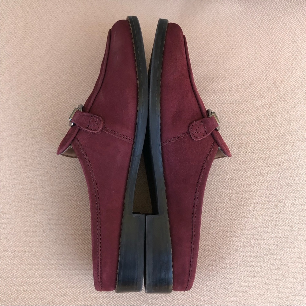 VIONIC Salie Wine Suede Womens Casual Career Comfort Slip On Loafer Mule sz 7 - Picture 4 of 11
